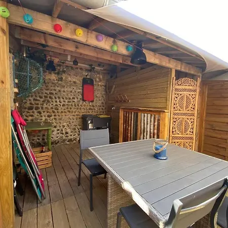 別荘 Yport, Maison De Pecheur Avec Jolie Terrasse. イポール